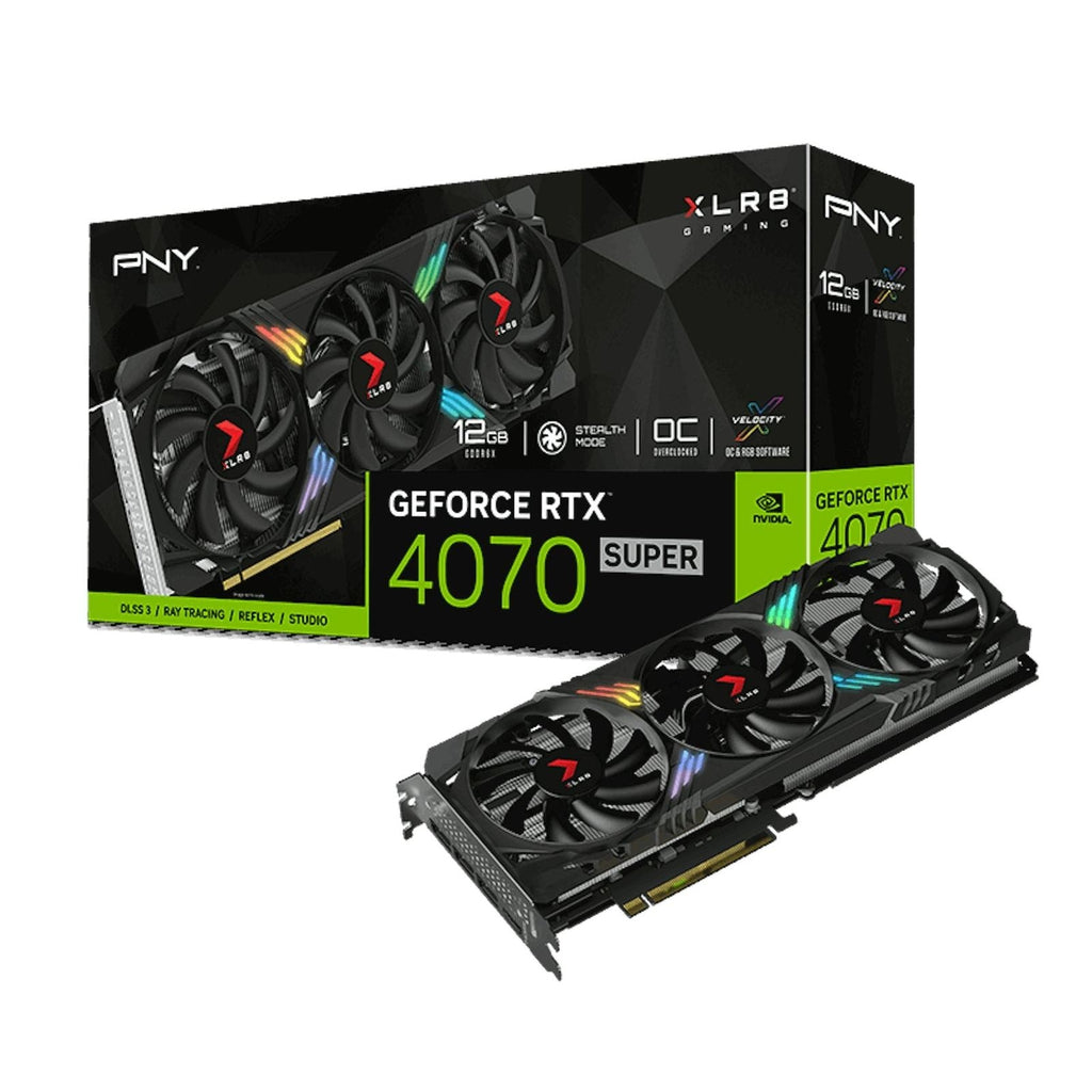 PNY RTX 4070 SUPER XLR8 OC 12GB Graphics Card