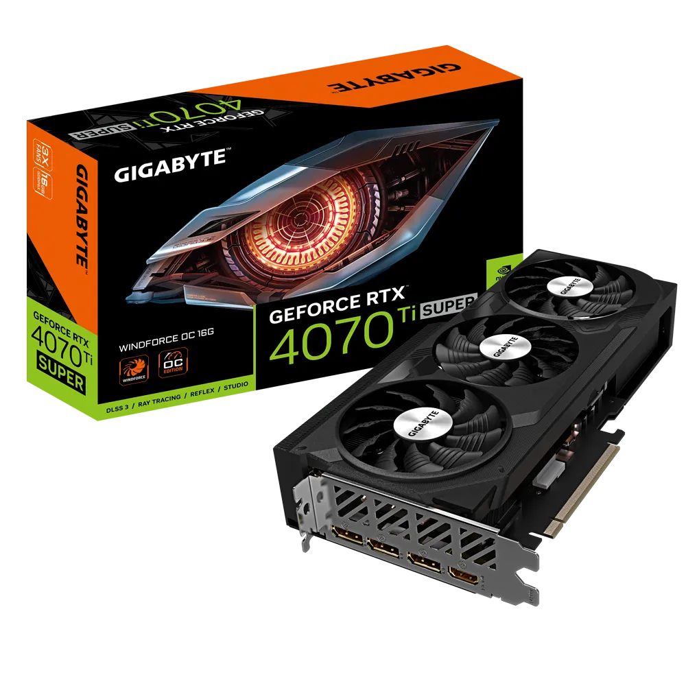 Gigabyte RTX 4070 Ti SUPER Windforce OC 16GB Graphics Card