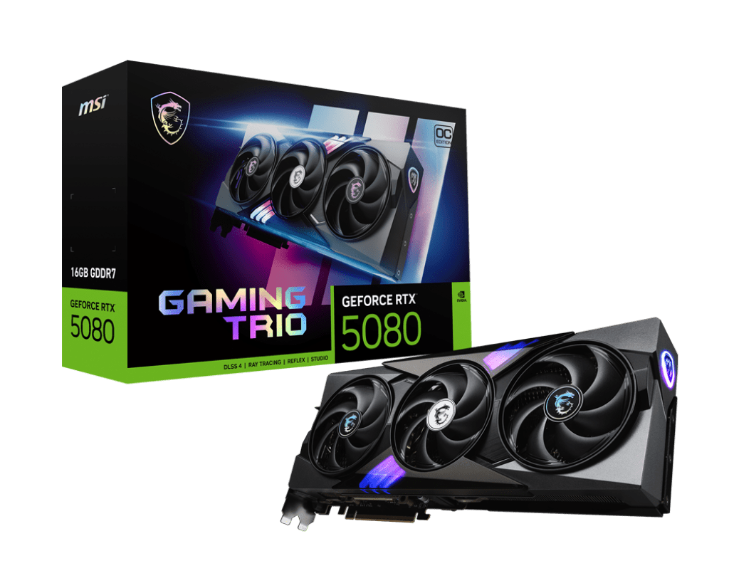 MSI RTX 5080 Gaming Trio OC 16GB Graphics Card