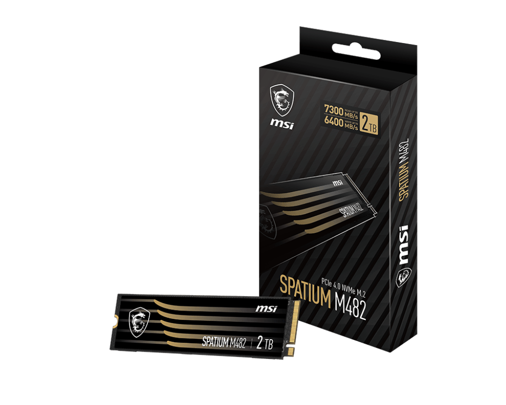 2TB MSI SPATIUM M482 PCIe 4.0 NVMe M.2 SSD