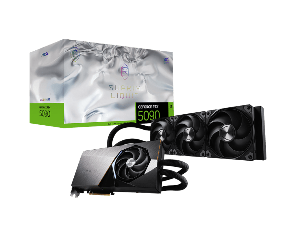MSI RTX 5090 Suprim Liquid SOC 32GB Graphics Card