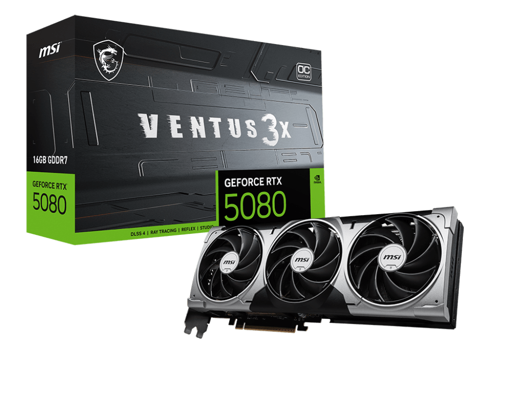 MSI RTX 5080 Ventus 3X OC 16GB Graphics Card