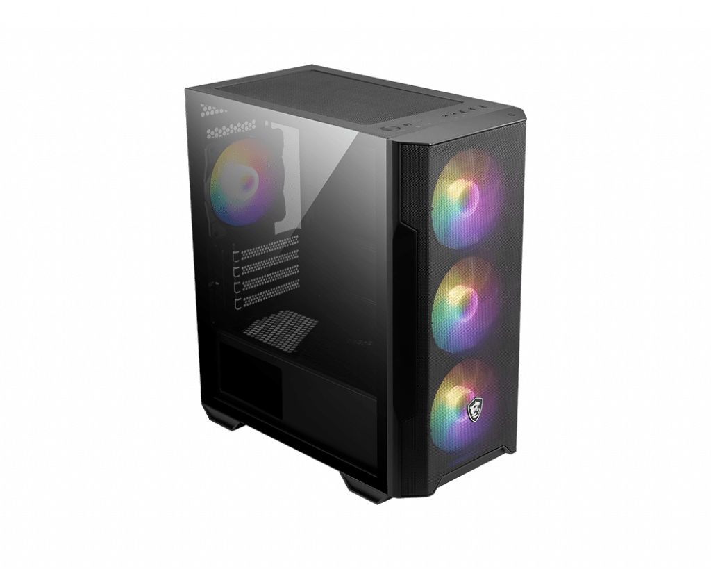 MSI MAG Forge M100R A-RGB mATX Case Black