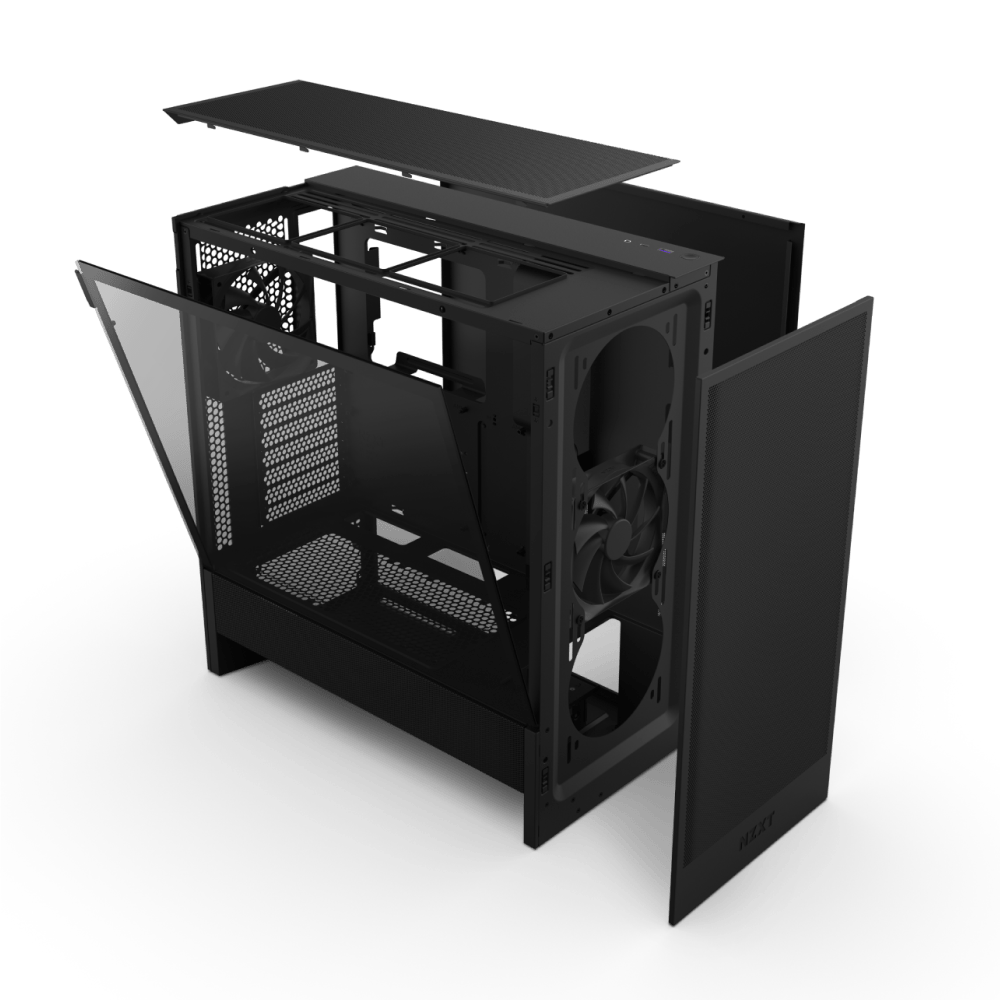 NZXT H5 Flow 2024 Black ATX Mid Tower PC Case
