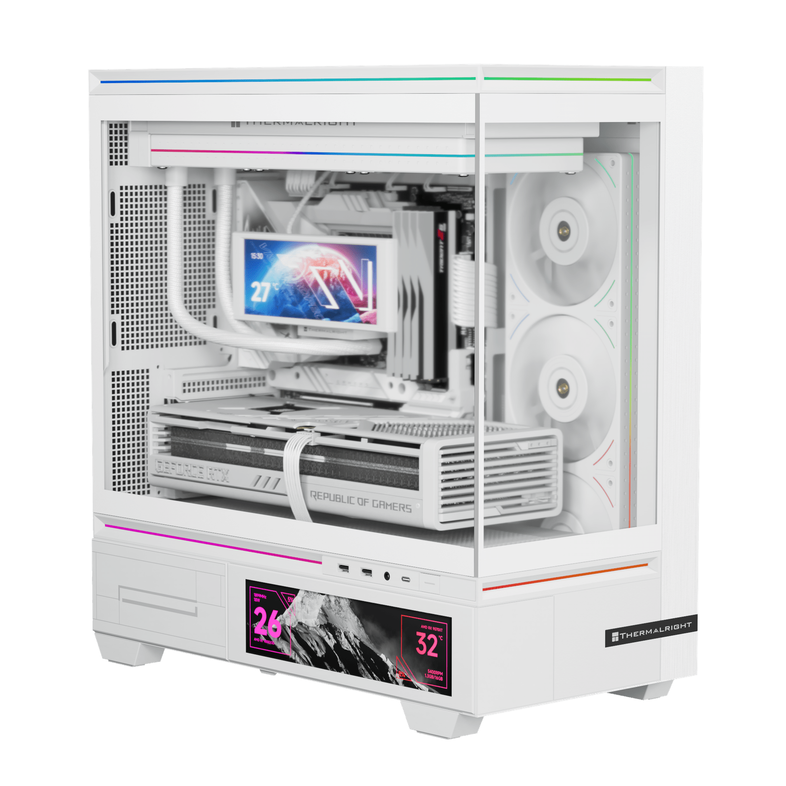 Thermalright TL-M10W Vision White Micro-ATX Case