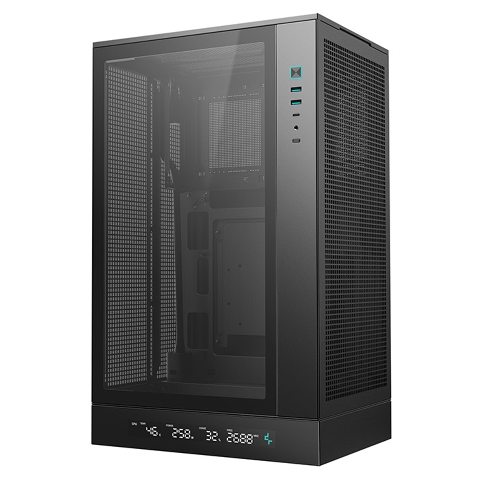 Deepcool CH270 Digital Black Micro-ATX PC Case