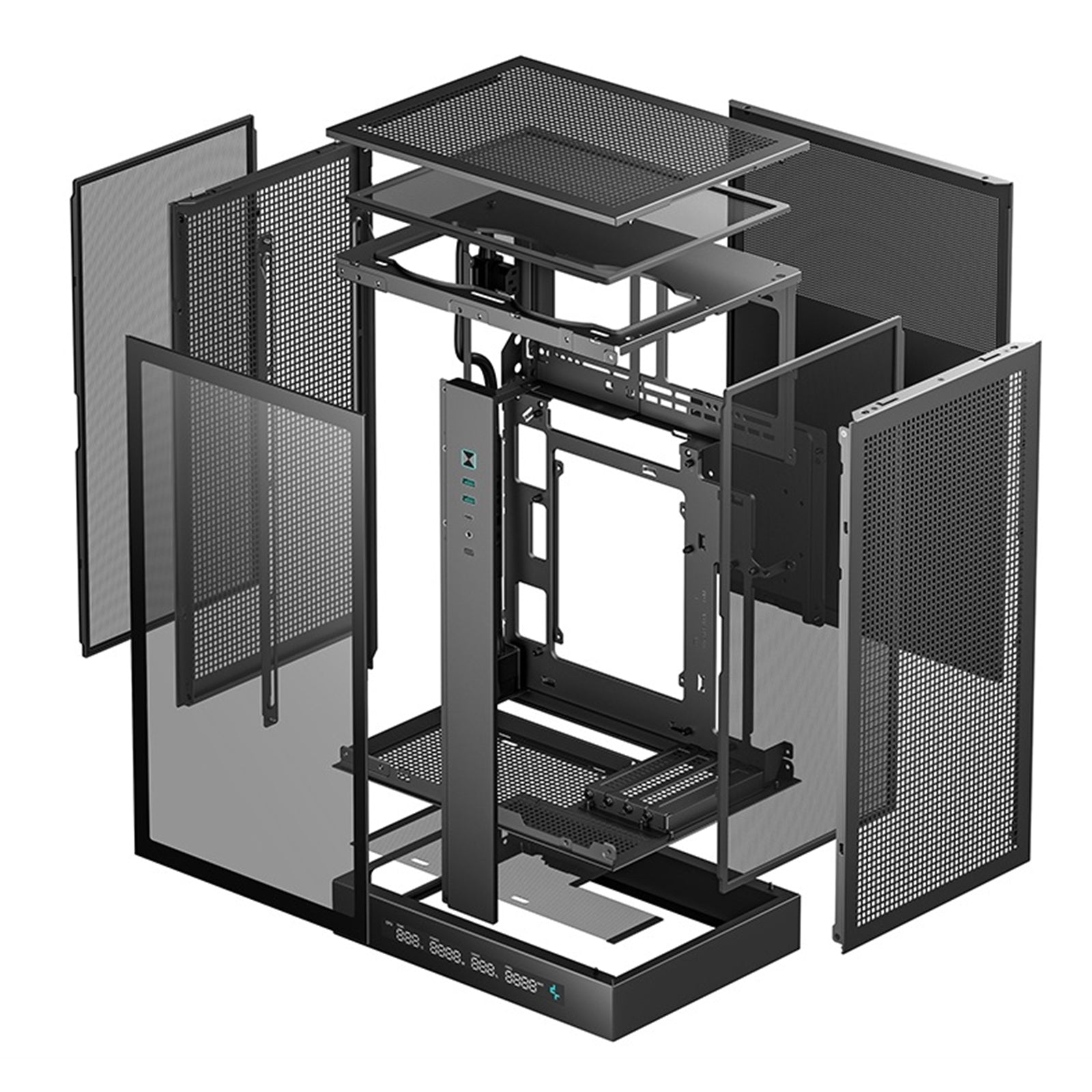 Deepcool CH270 Digital Black Micro-ATX PC Case