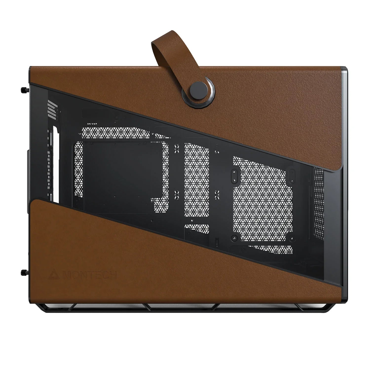 Montech Heritage Black Leather Micro-ATX PC Case