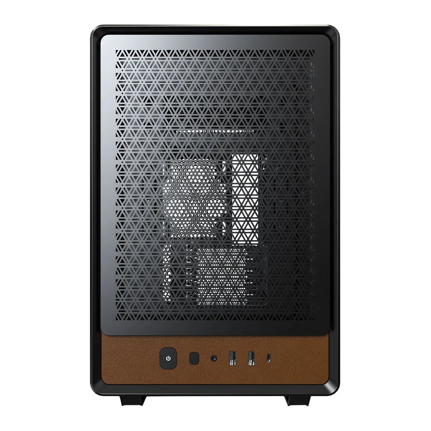 Montech Heritage Black Leather Micro-ATX PC Case
