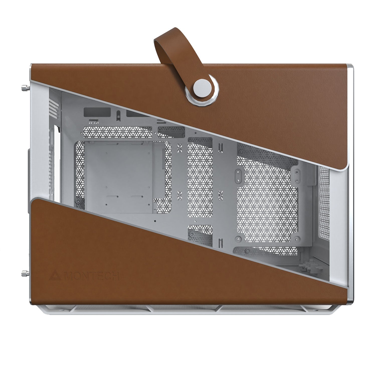 Montech Heritage White Leather Micro-ATX PC Case