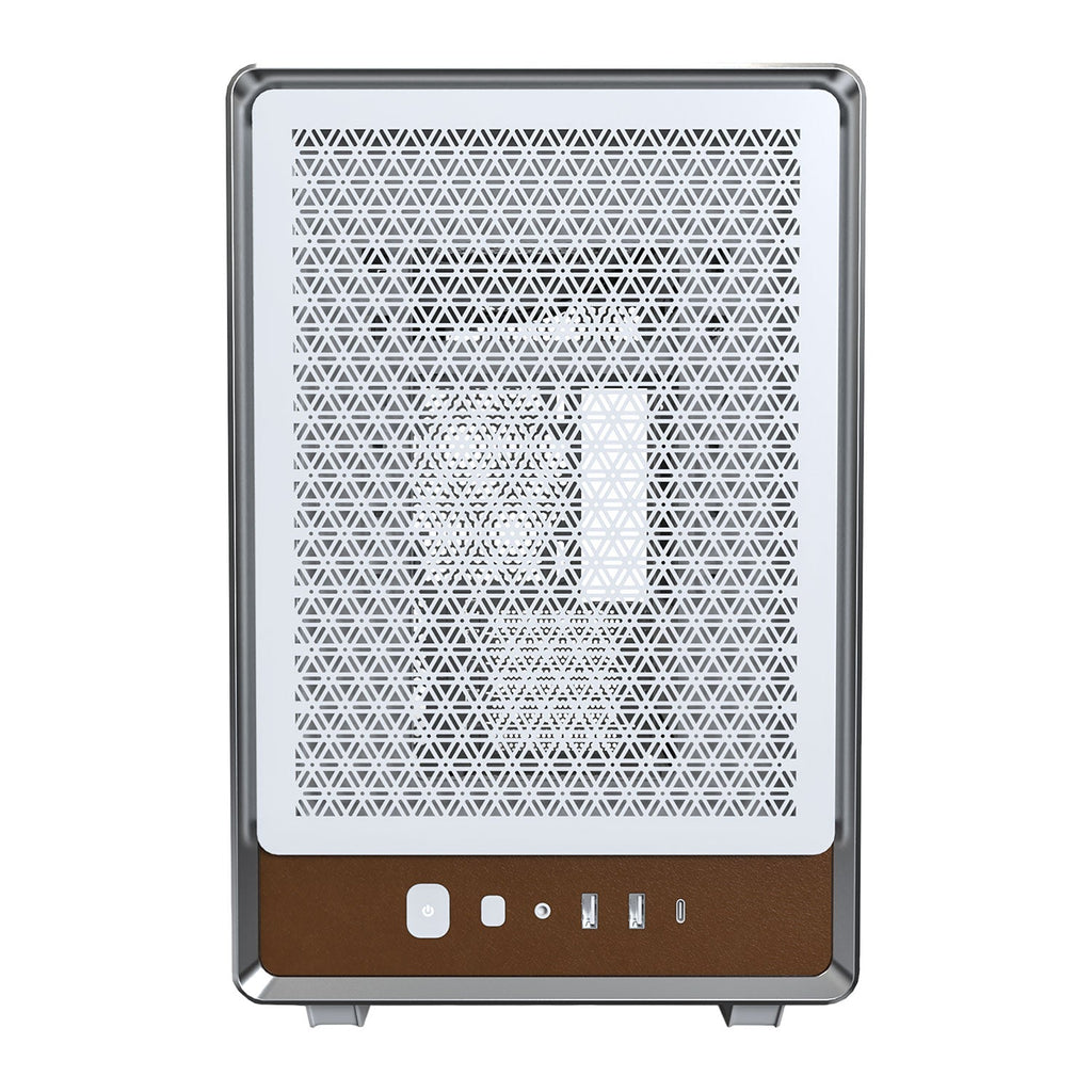 Montech Heritage White Leather Micro-ATX PC Case