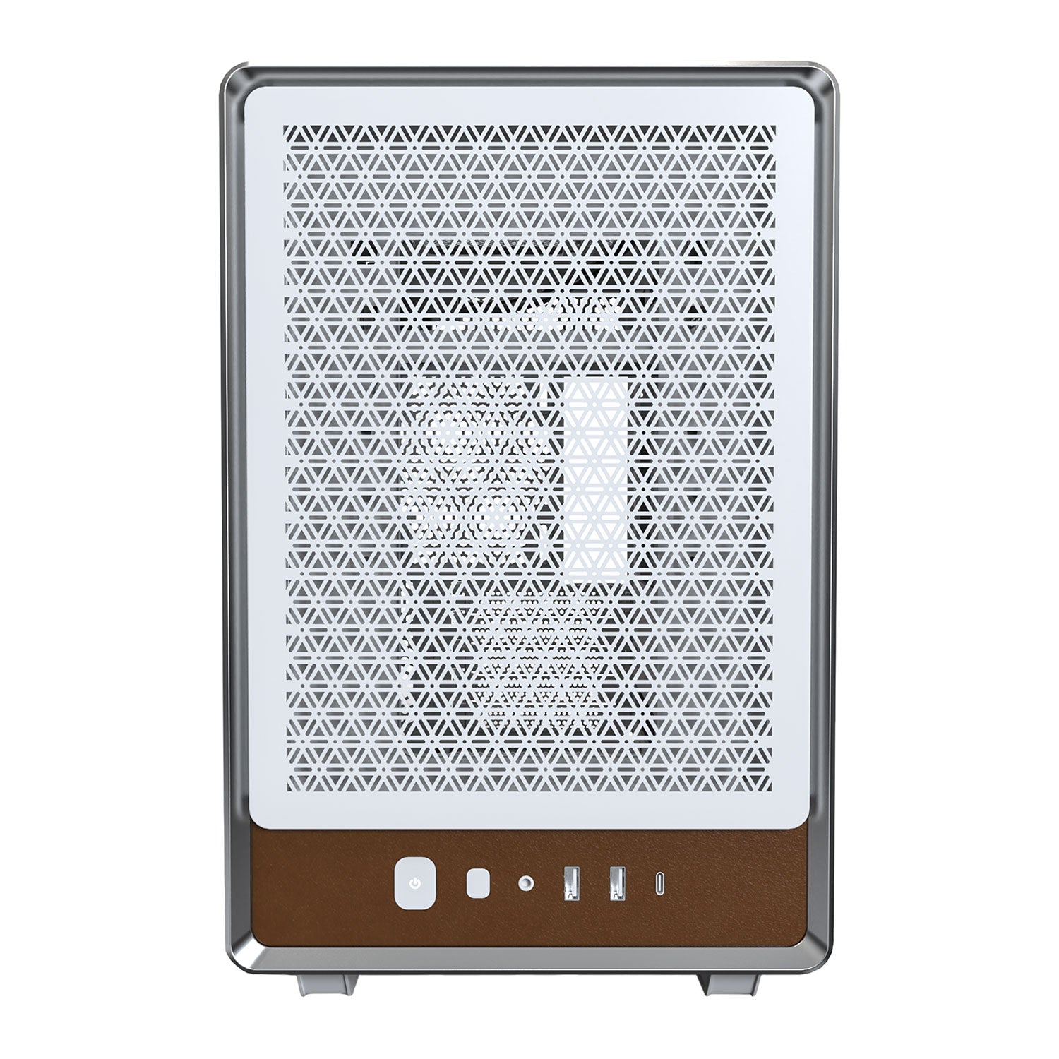 Montech Heritage White Leather Micro-ATX PC Case