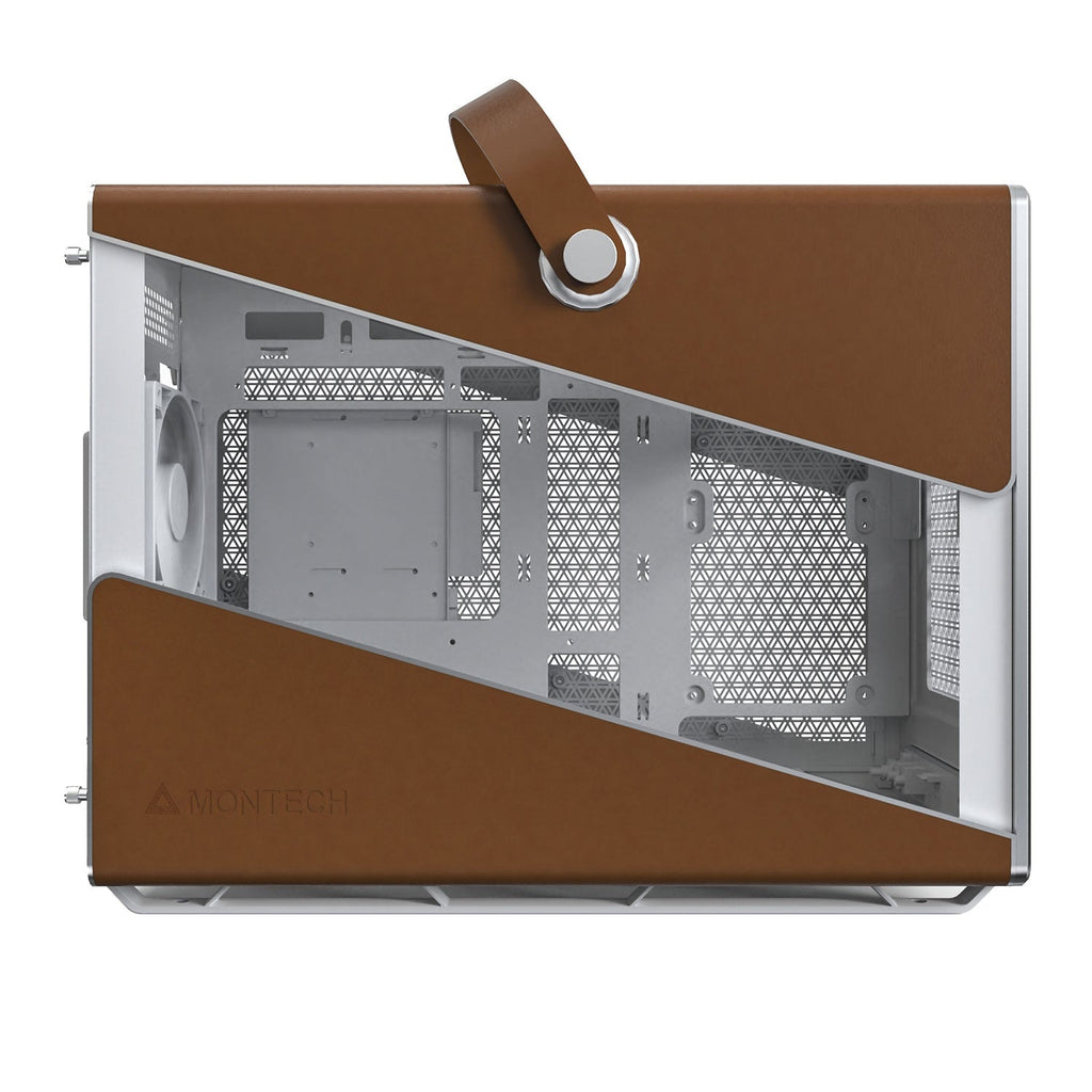 Montech Heritage Pro White Leather Micro-ATX PC Case