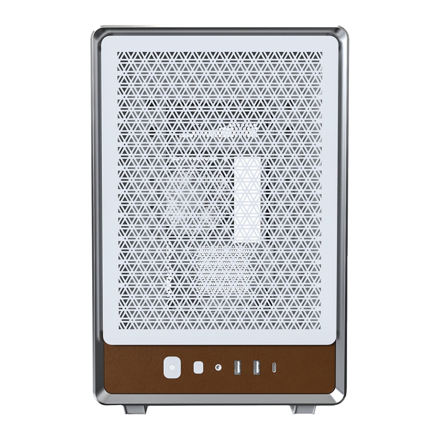 Montech Heritage Pro White Leather Micro-ATX PC Case