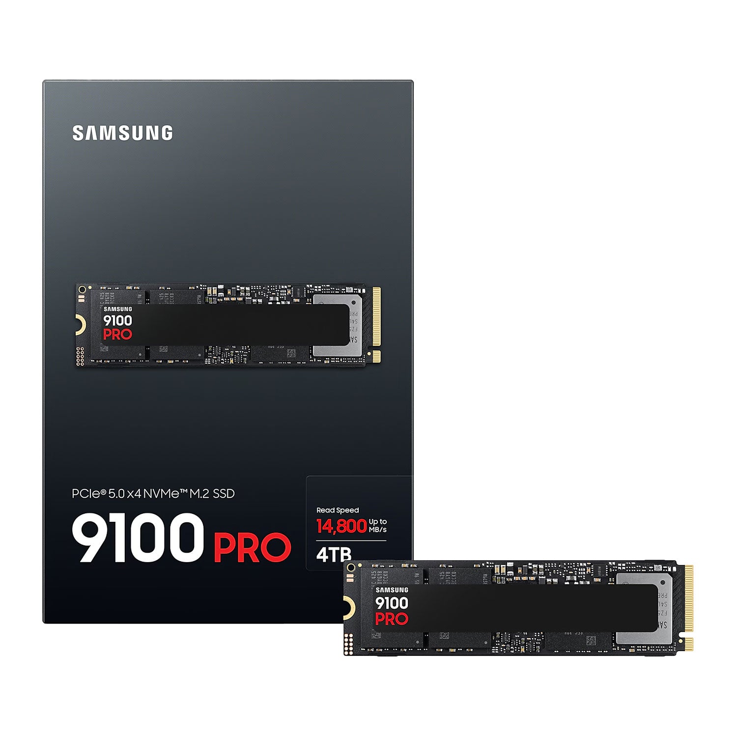 4TB Samsung 9100 Pro PCIe 5.0 NVMe M.2 SSD