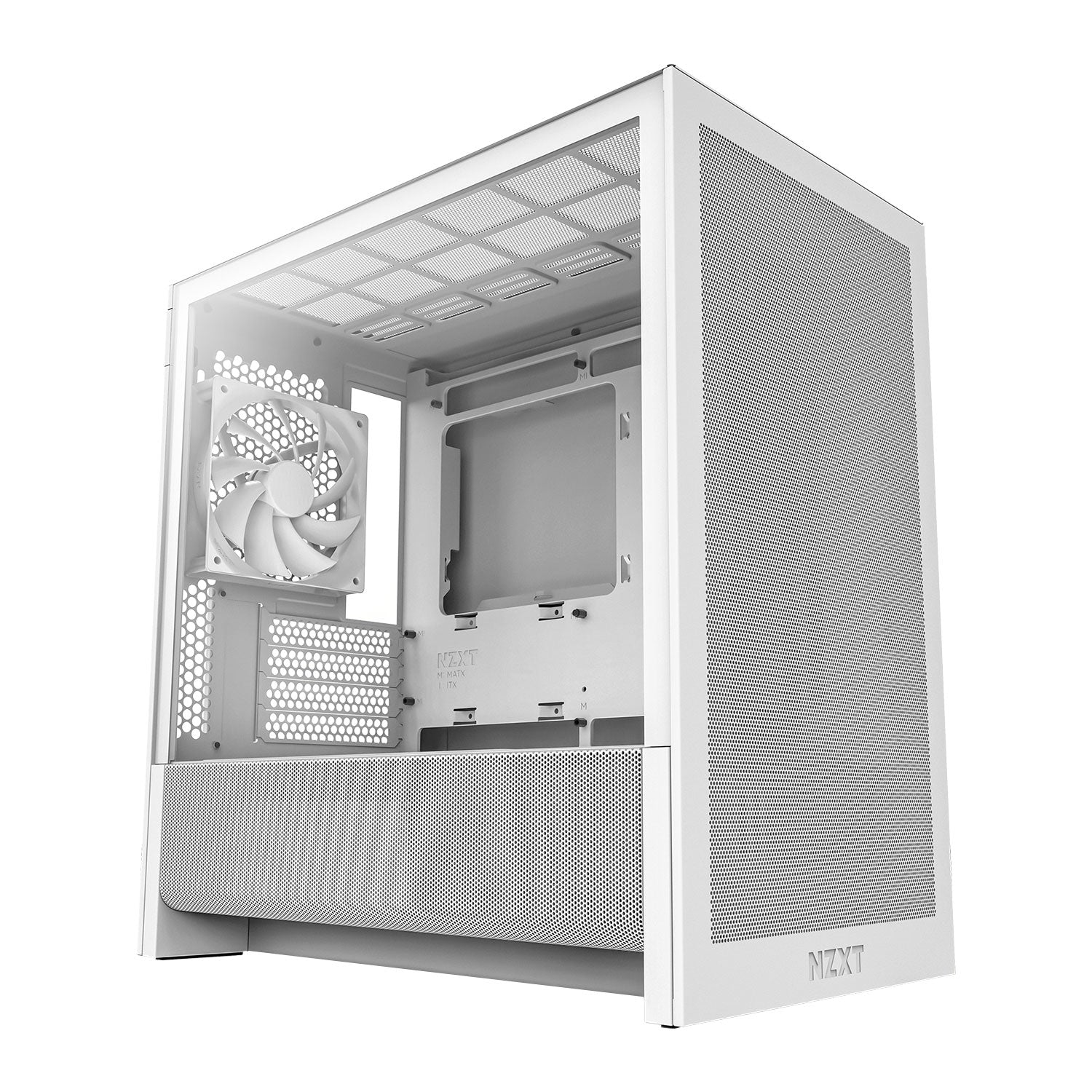NZXT H3 Flow White Micro-ATX PC Case