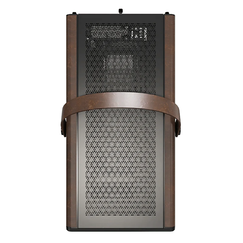 Montech Heritage Black Leather Micro-ATX PC Case