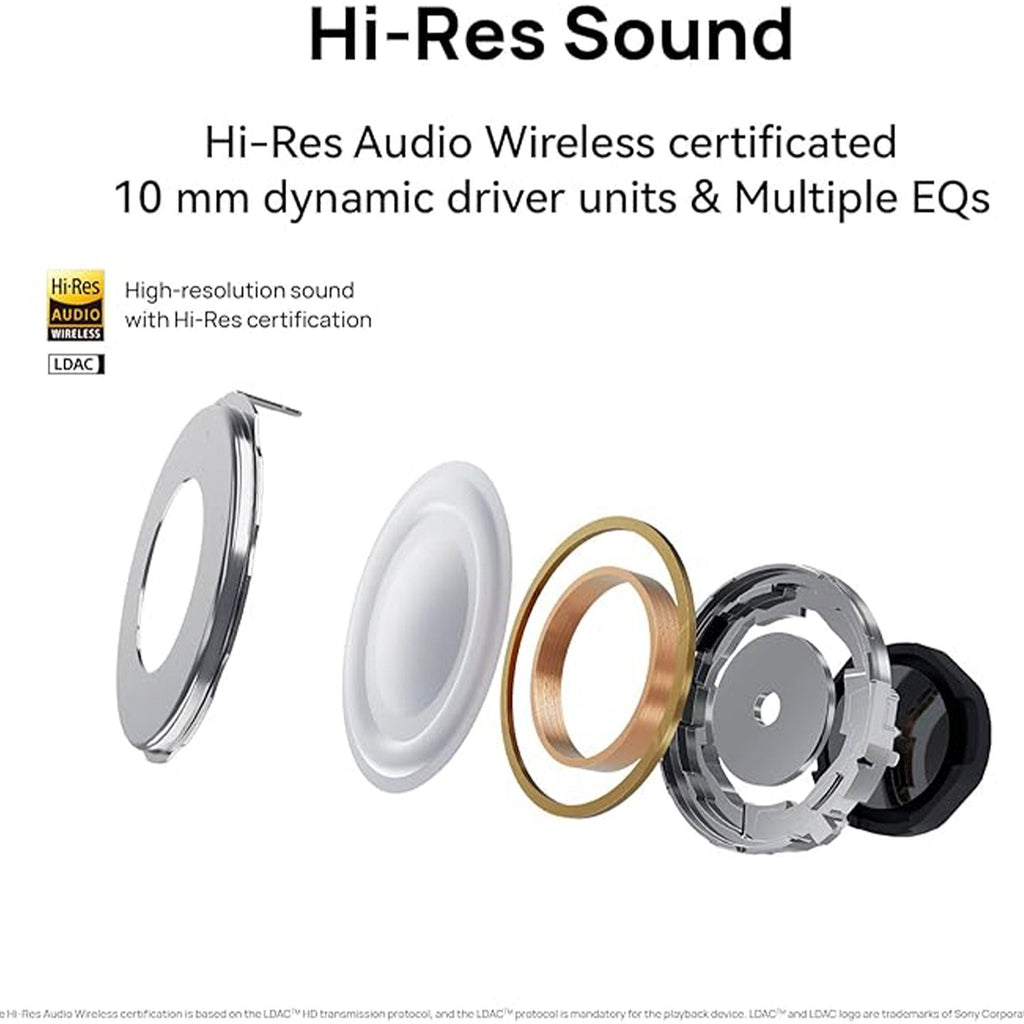 HUAWEI FreeBuds 5i Wireless Earbuds | Noise Cancelling Earphones | Long Lasting Battery Life | 10 mm dynamic driver | Bluetooth 5.2 | Water Resistant in-Ear Headphones - Nebula Black  (55036653)