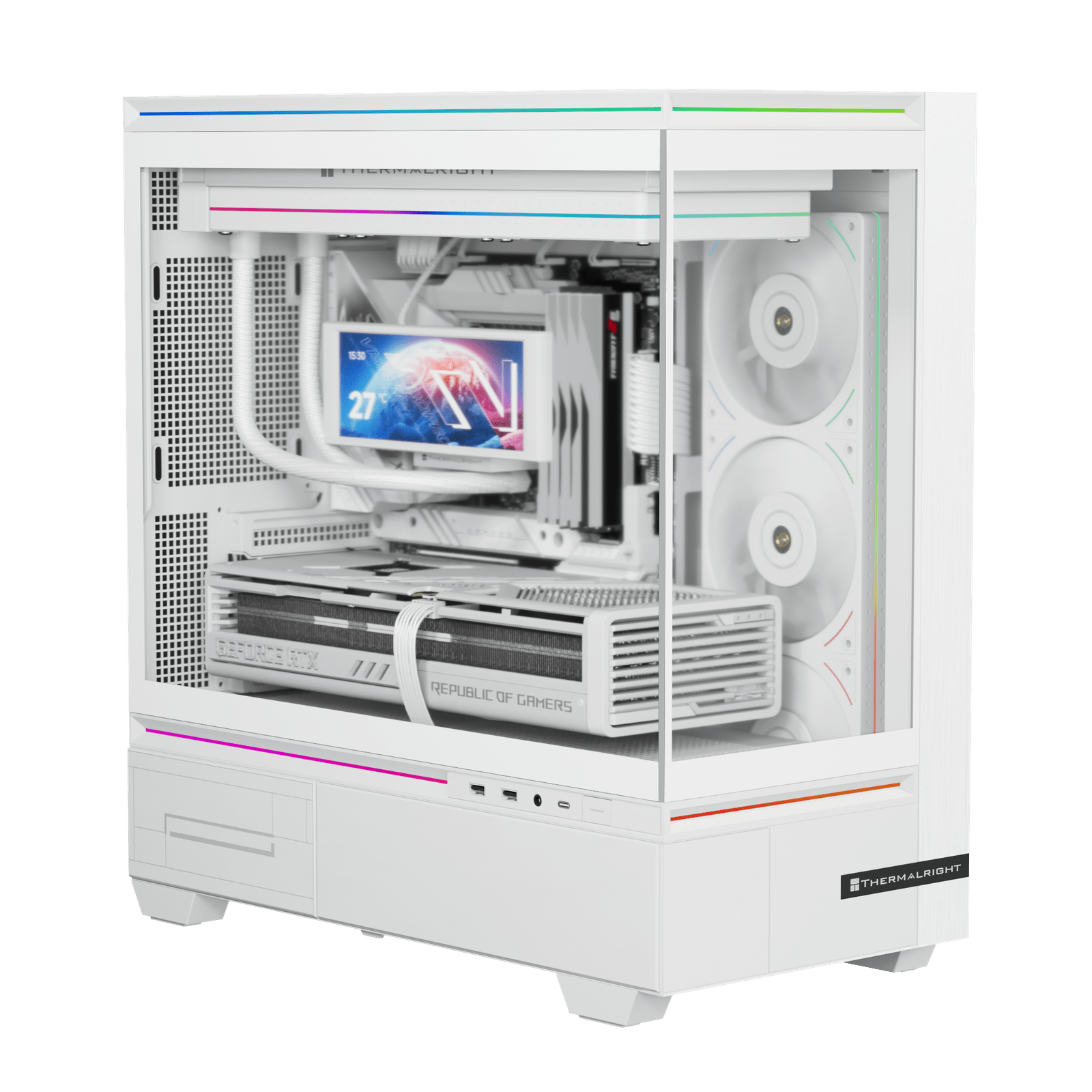 Thermalright TL-M10W White Micro-ATX Case