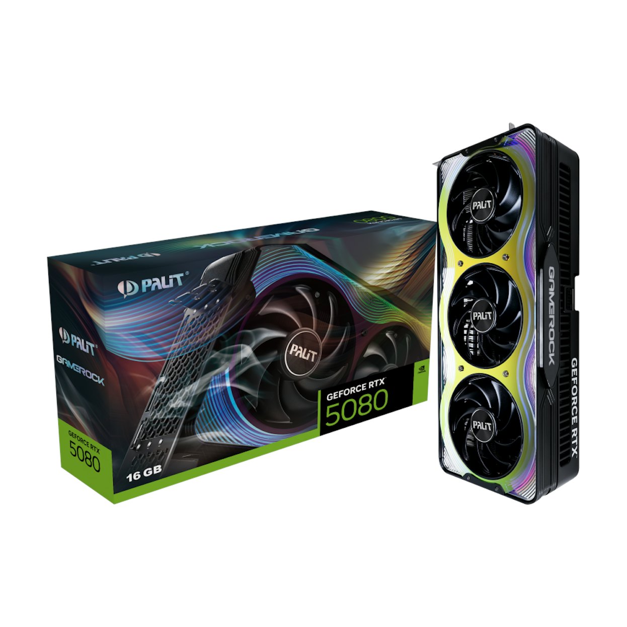 Palit RTX 5080 Gamerock 16GB Graphics Card