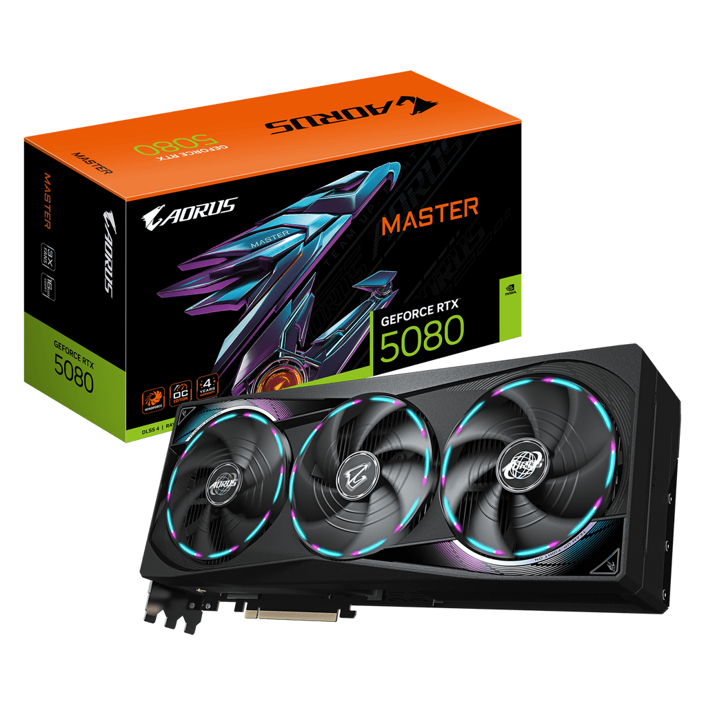 Gigabyte RTX 5080 Aorus Master 16GB Graphics Card