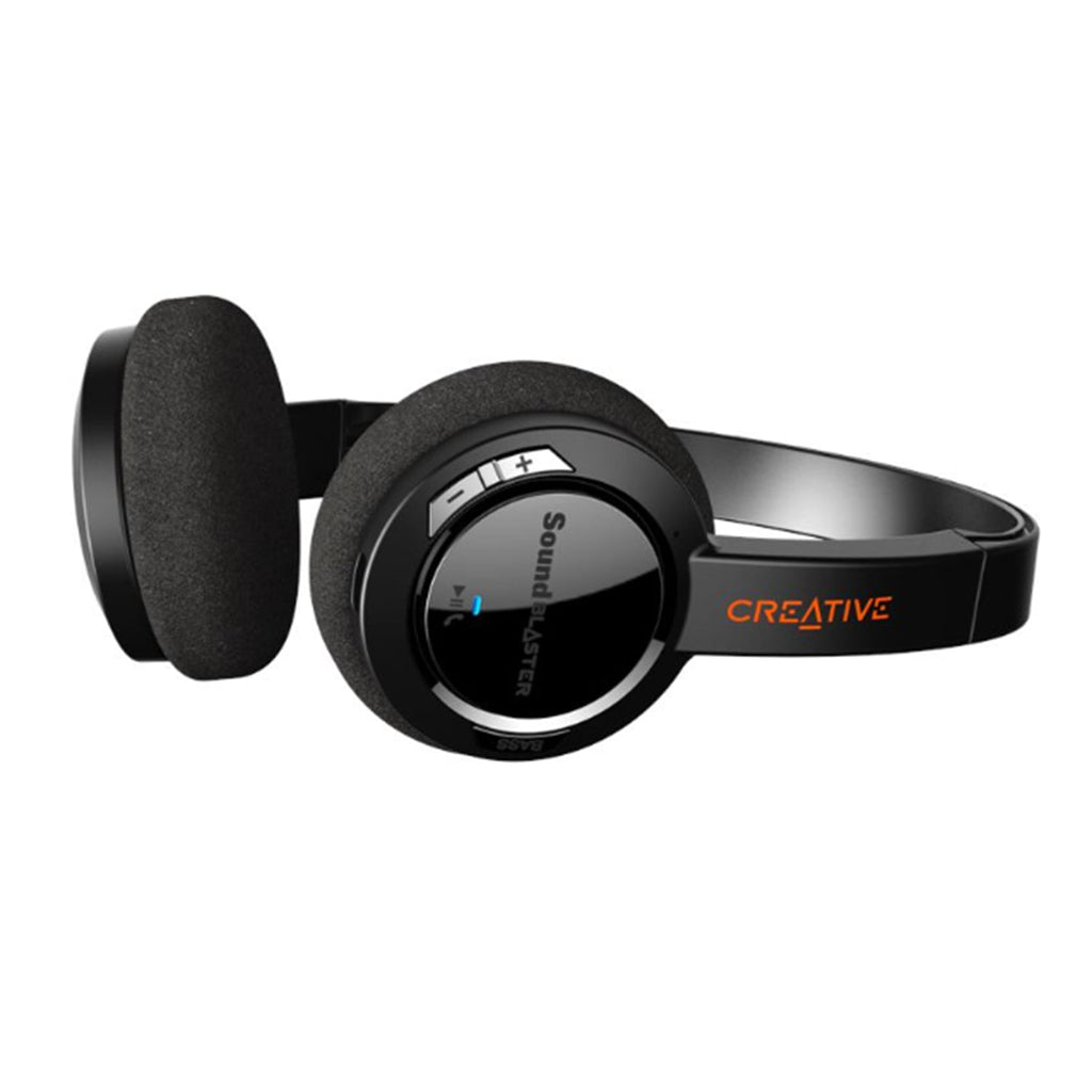 Creative Sound Blaster Jam V2 Wireless Headset - Ultralight On-ear Headphones. Bluetooth With Multipoint. 32 mm Neodymium. Google Assistant. Compatible With any PC or Mac - (51EF0950AA000)