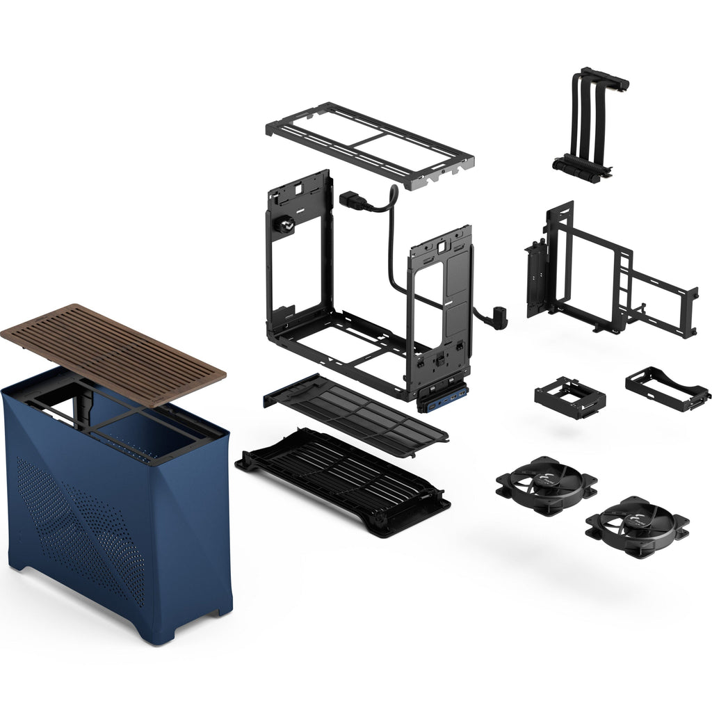 Fractal Design Era 2 Midnight Blue Mini ITX PC Case