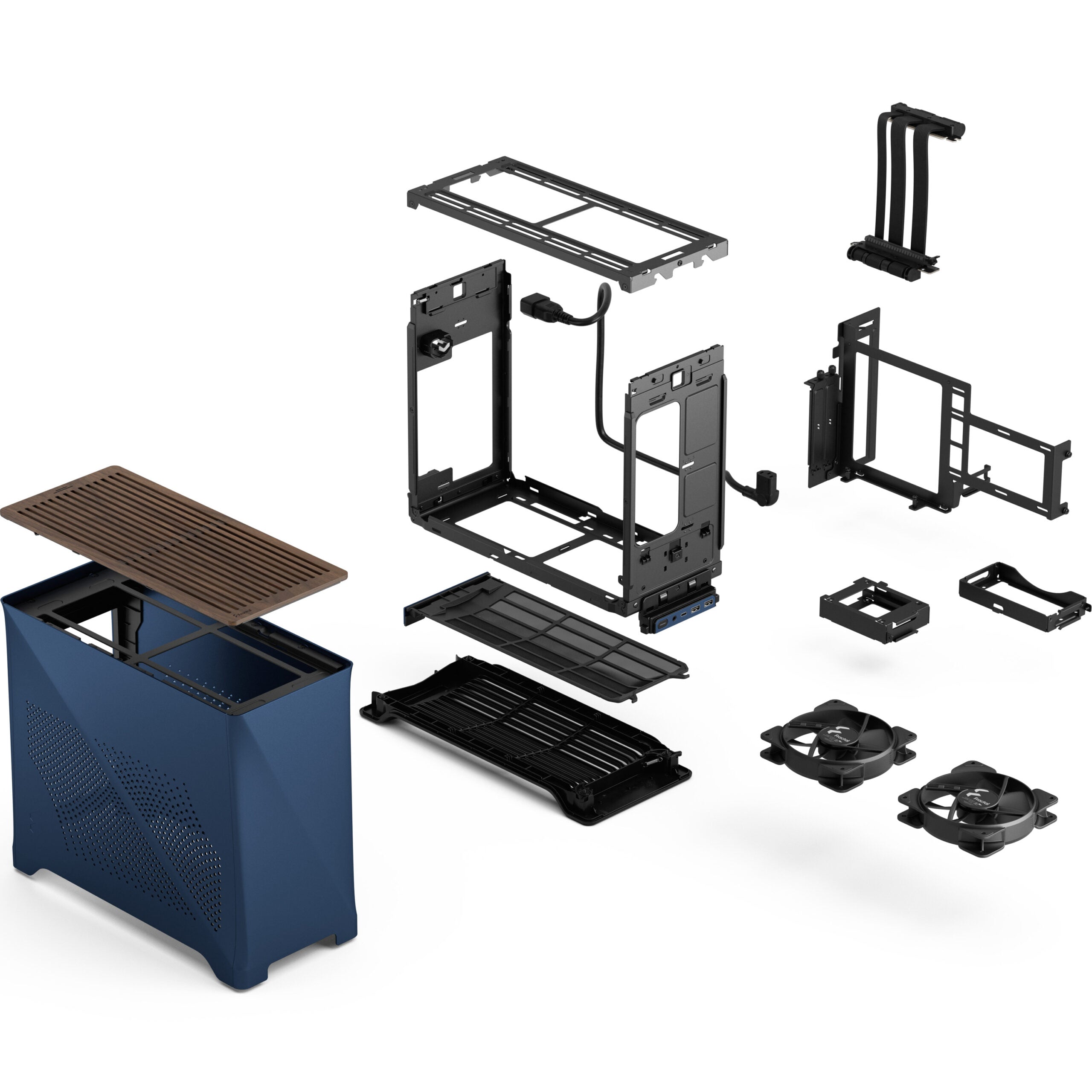 Fractal Design Era 2 Midnight Blue Mini ITX PC Case