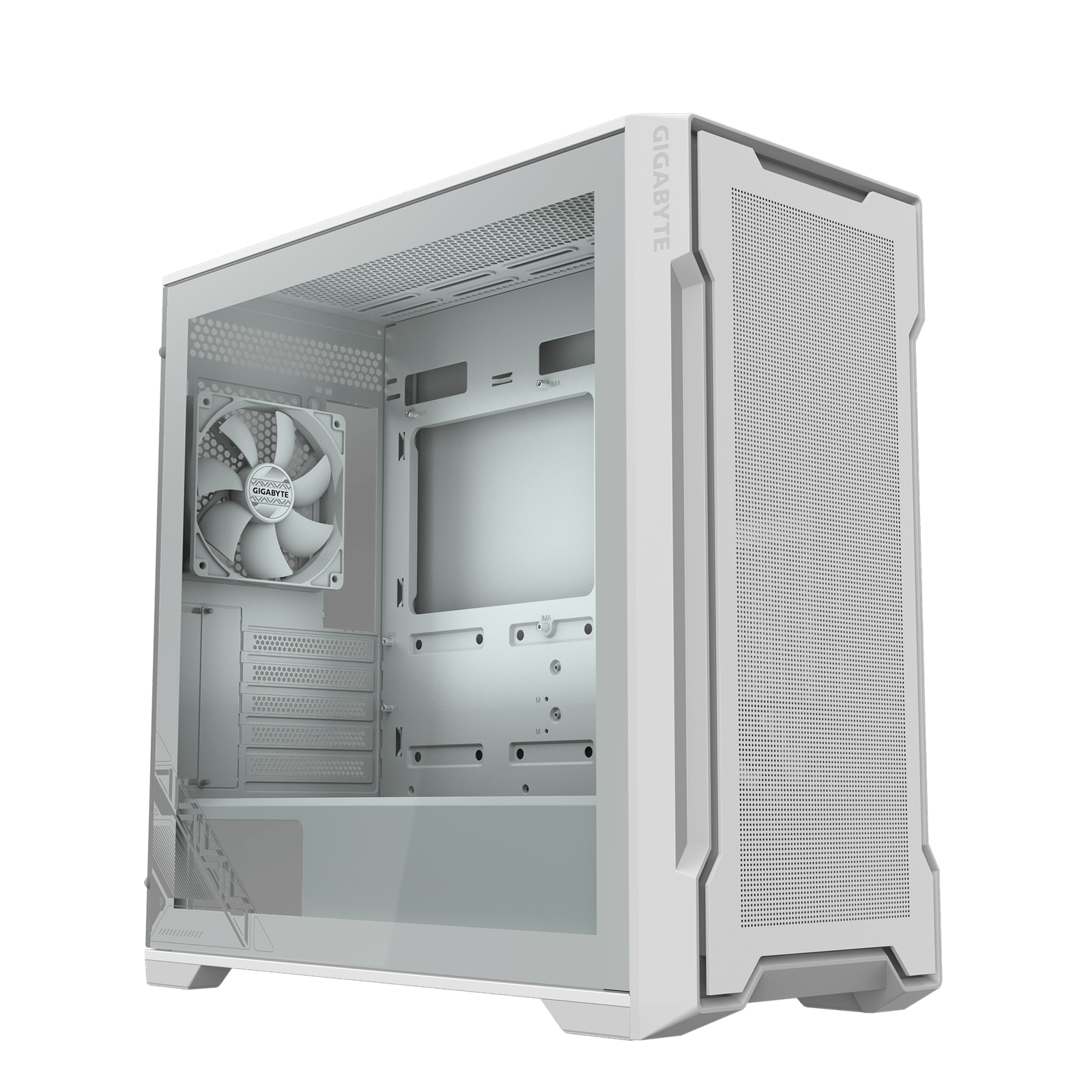 Gigabyte C102 Glass ICE White Micro-ATX Case