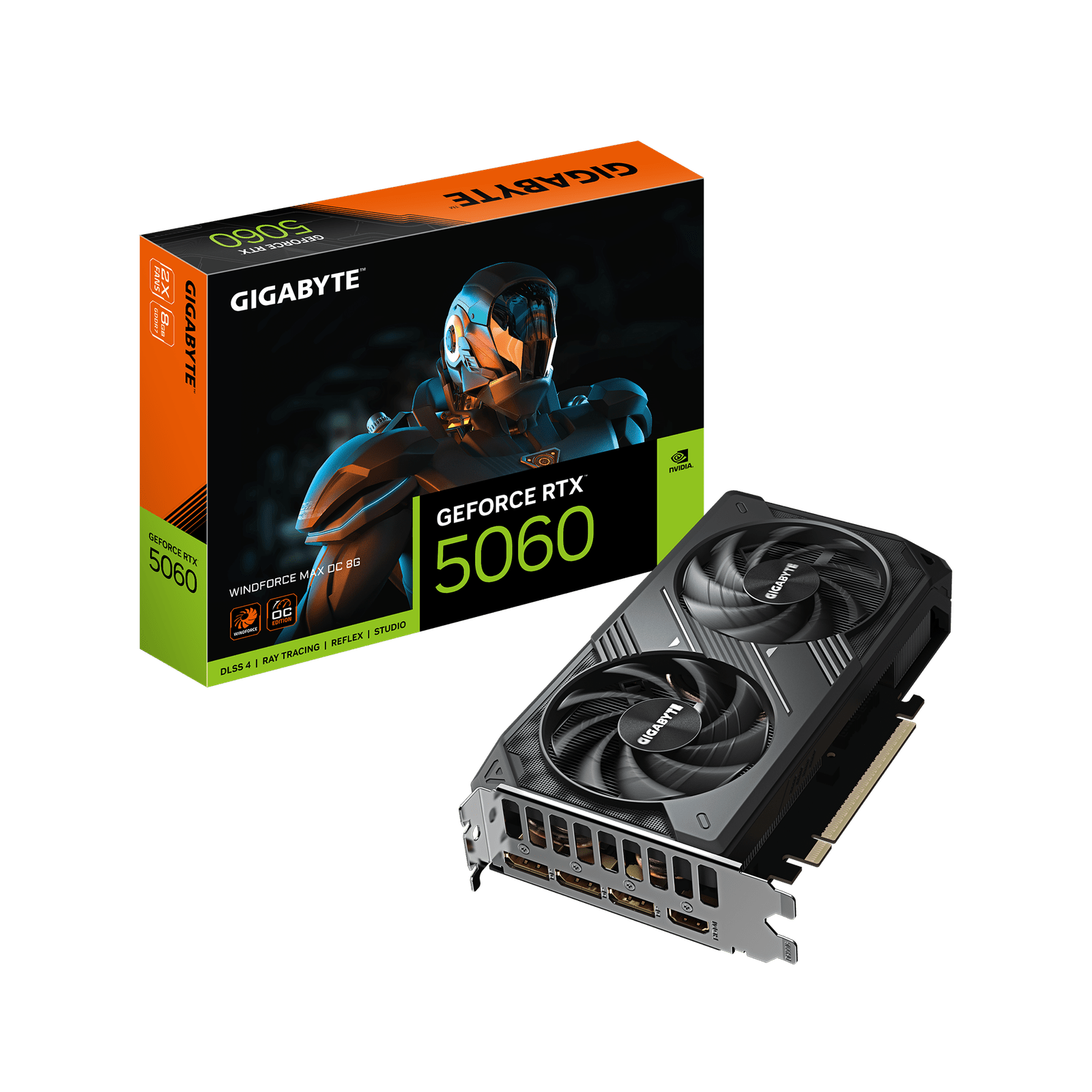 Gigabyte RTX 5060 Windforce Max OC 8GB Graphics Card