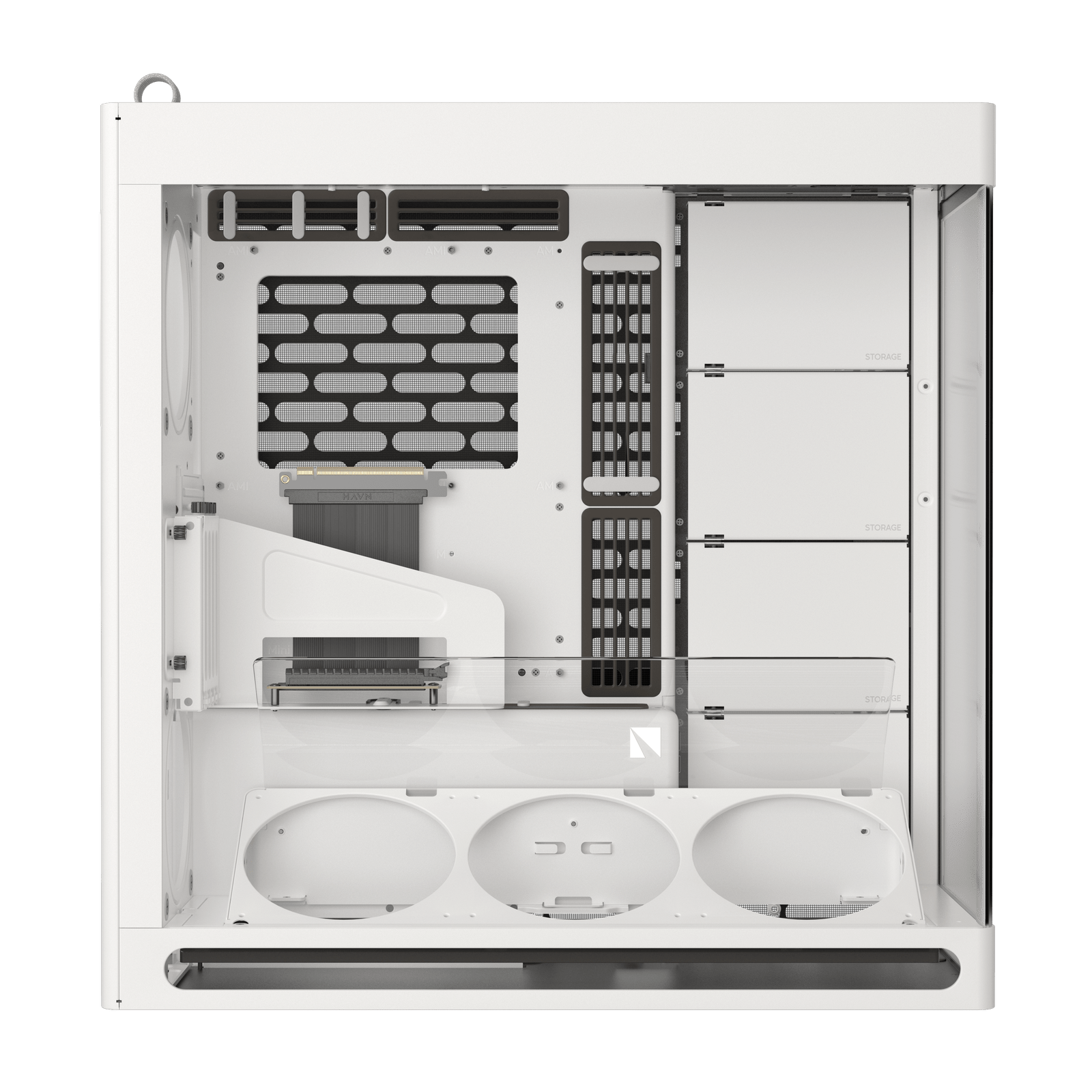 HAVN HS420 VGPU Premium White ATX PC Case