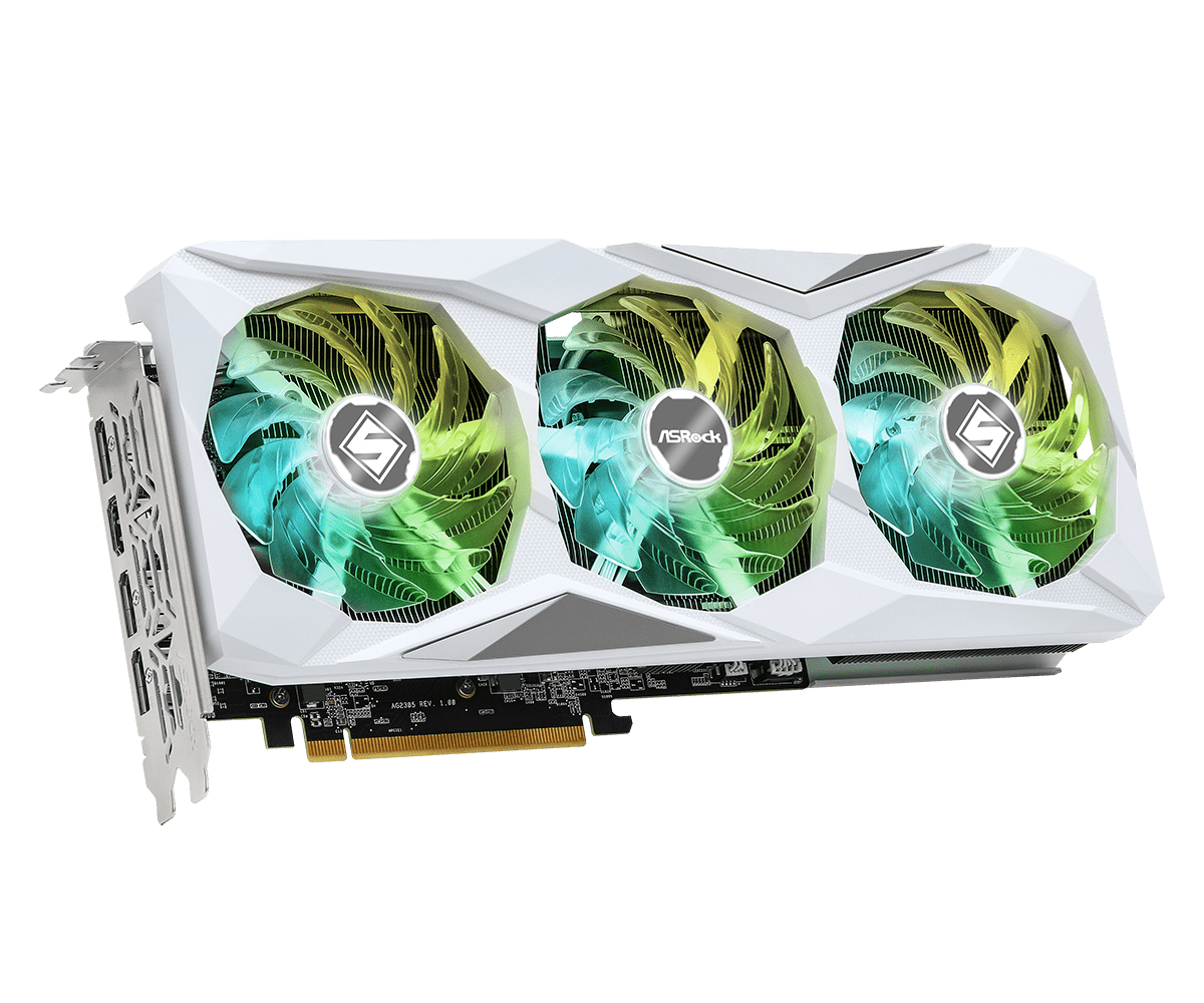 ASRock Radeon RX 7600 XT Steel Legend OC 16GB Graphics Card