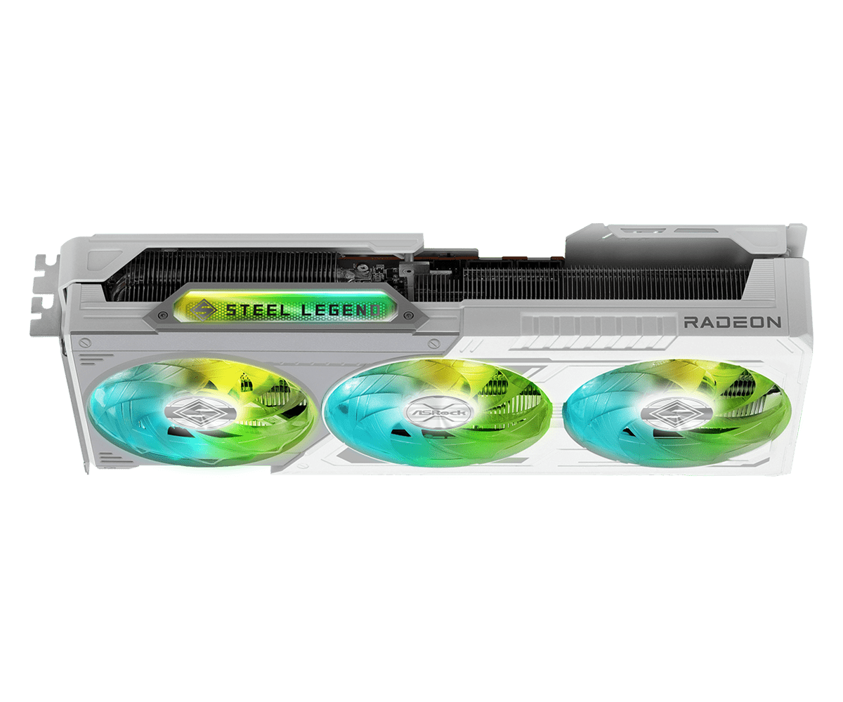 ASRock RX 9070 XT Steel Legend 16GB Graphics Card