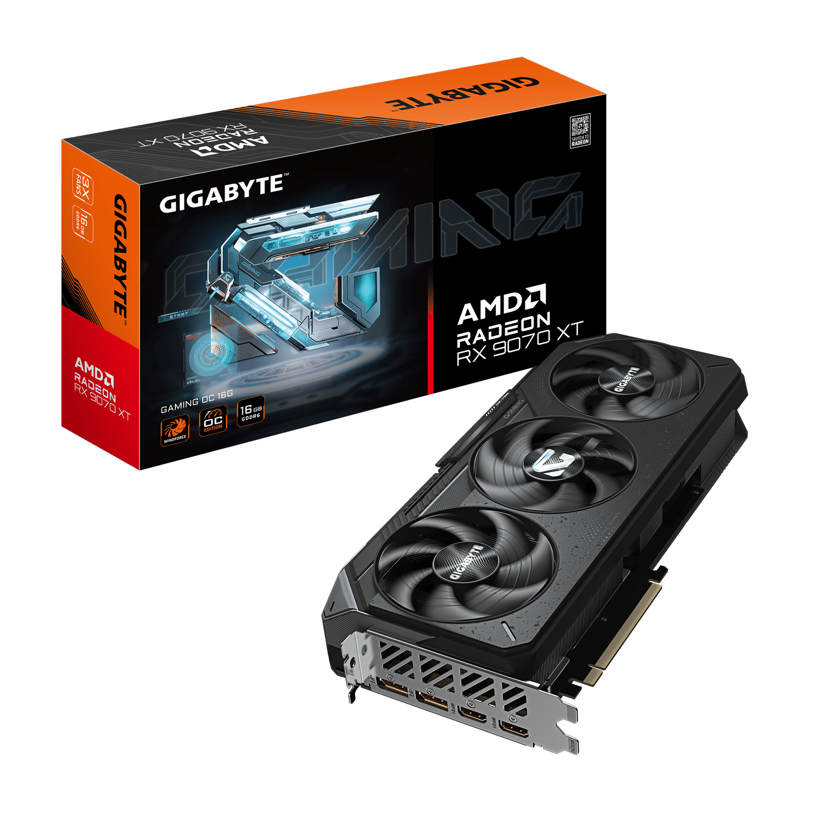 Gigabyte RX 9070 XT Gaming OC 16GB Graphics Card